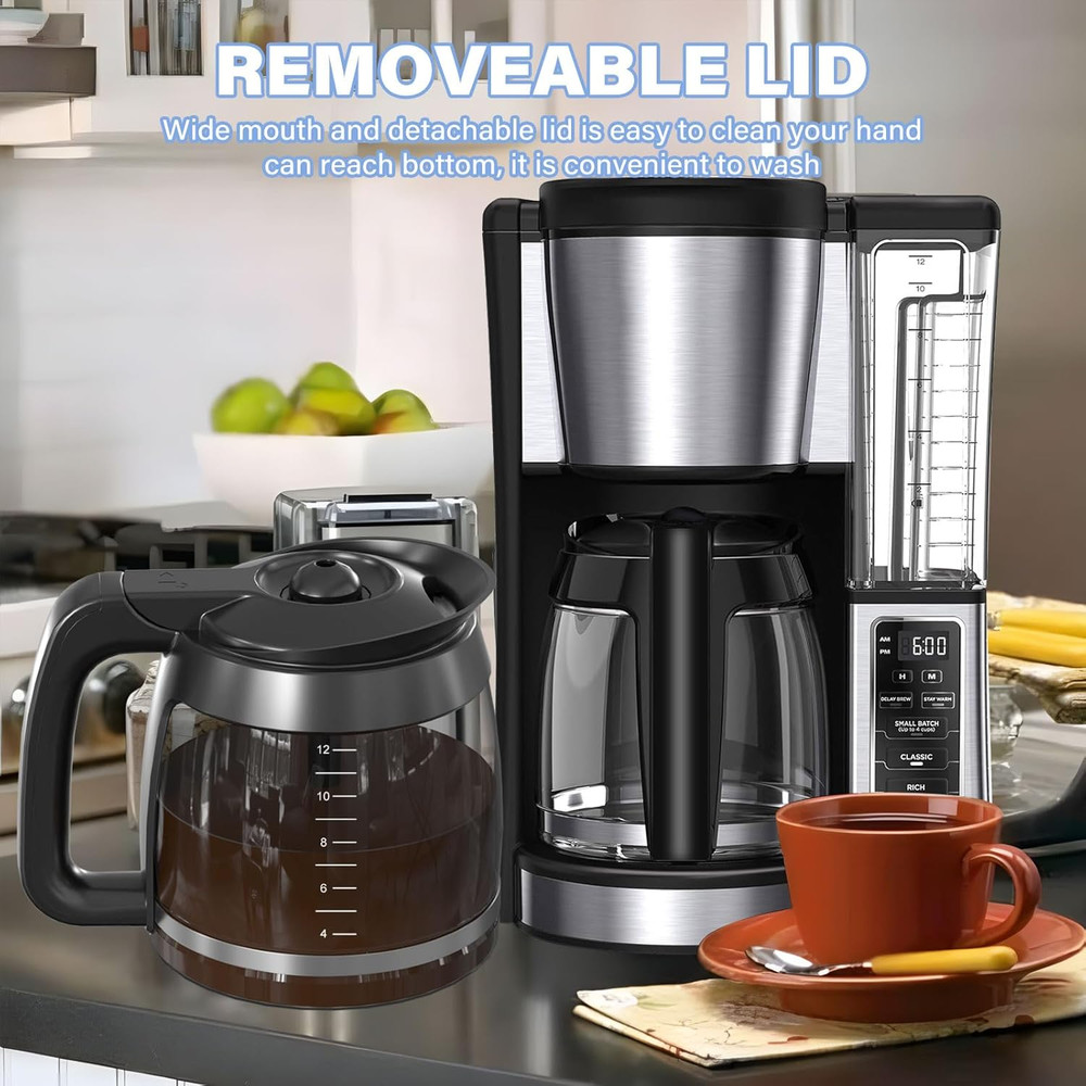 Replacement 12-Cup Carafe for Ninja Coffee Brewer Models CE251, CE201, CE200