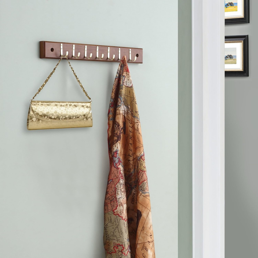 Belts and Ties Hanger, Walnut