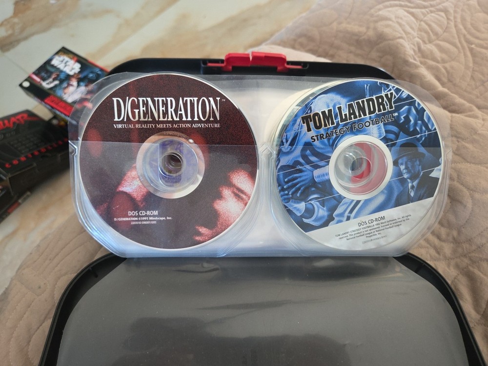 CD Box Holder By ALPHA W/ MISC CDs