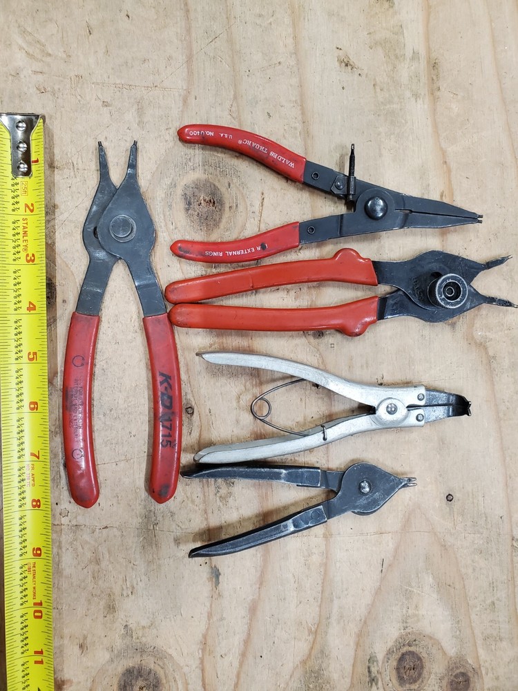 5-PIECE RETAINING/SNAP RING PLIERS SET