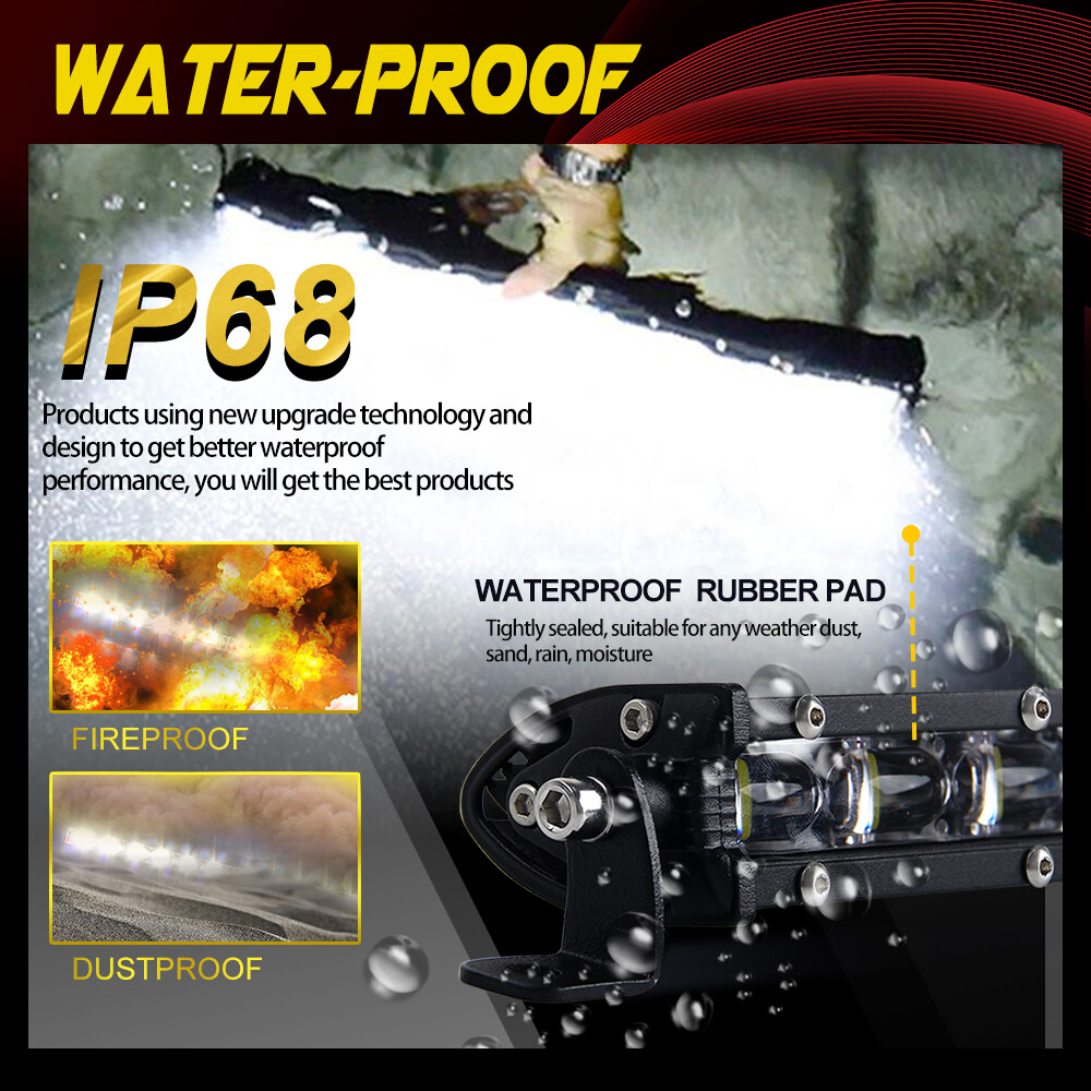 Roof 32" LED Light Bar Mount Brackets + 3'' Pods Kit For Polaris RZR XP 1000 900