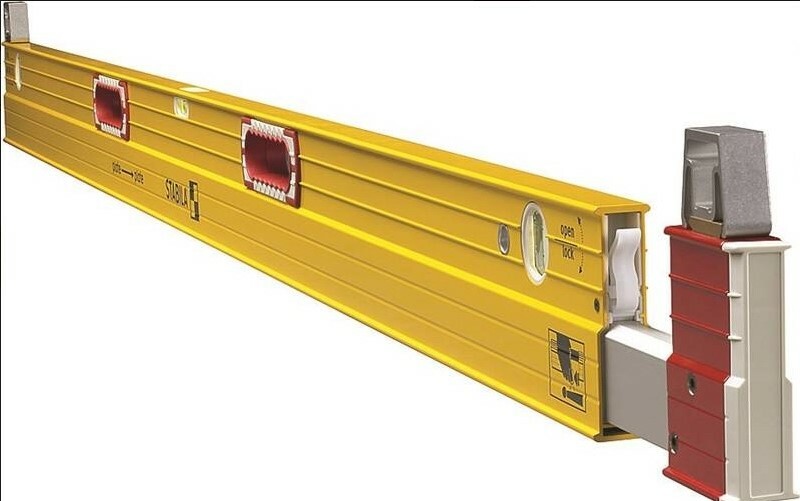 Stabila 35610 Plate Level, 3-Vial, 6 TO 10 FT EXPANDIBLE