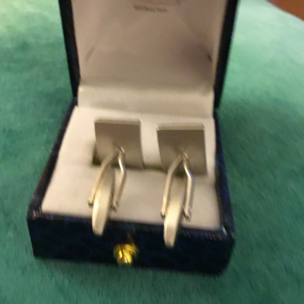 Cufflinks silver tone