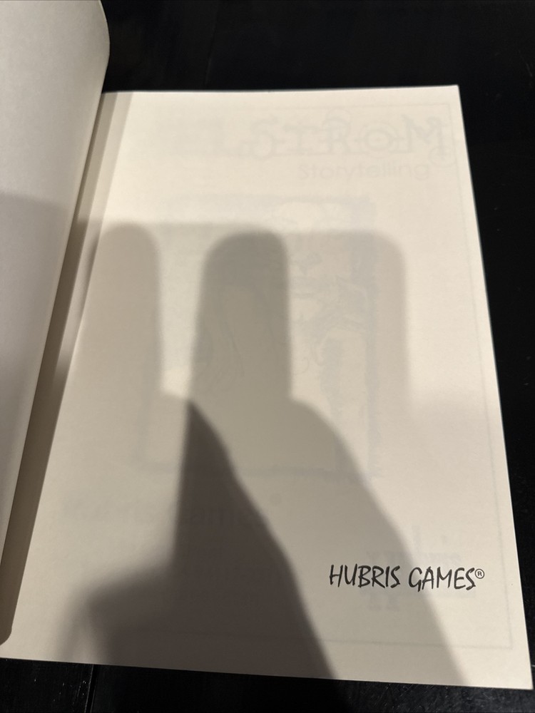 Hubris Games - MAELSTROM STORYTELLING RPG Sourcebook
