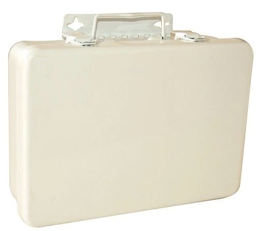 16 Unit Metal First Aid Box