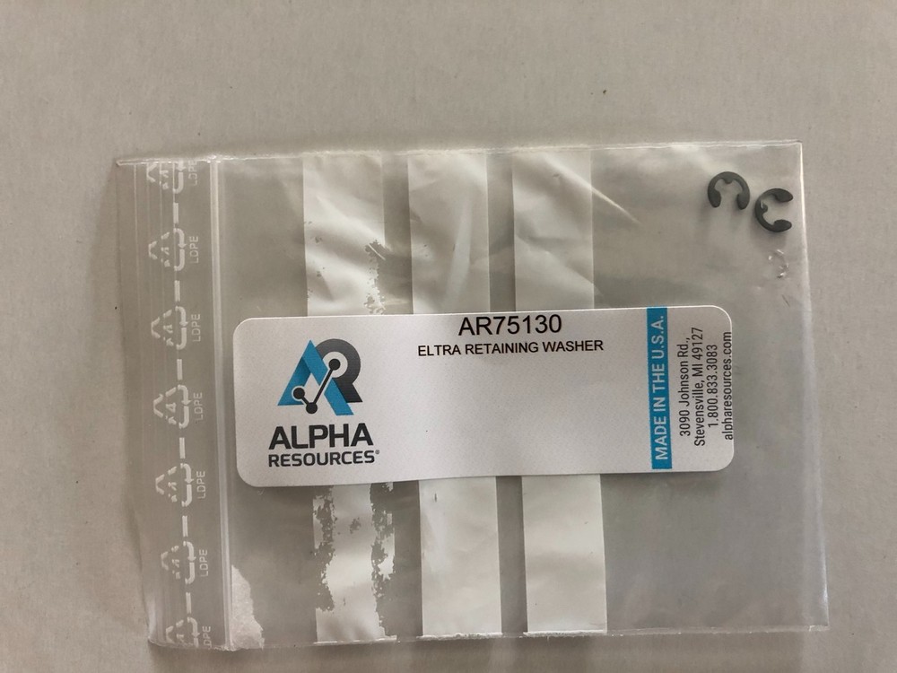 Alpha Resources AR75130 Eltra Retaining Washer 2PCs