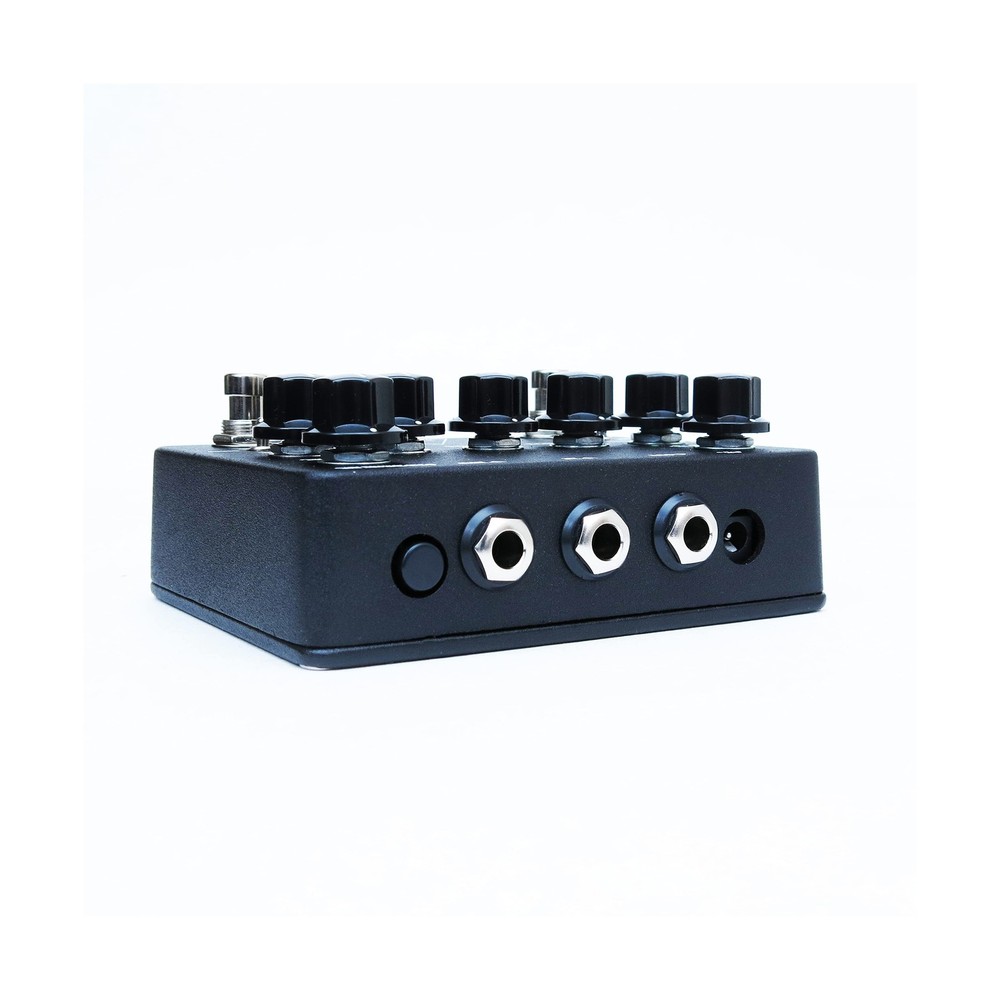 Keeley Dark Side Fuzz Mod Workstation Pedal, MXR 3 Pack Patch Cables Bundle