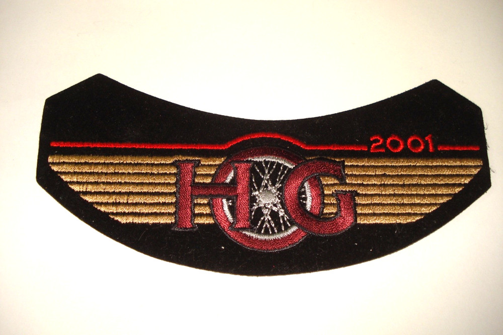 Harley Davidson Owners Group 2001 Membership HOG Rocker Patch