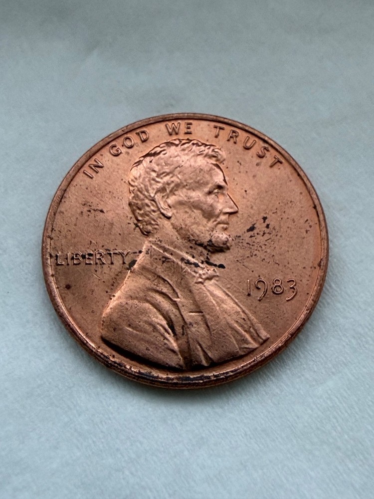 1983 lincoln penny no mint mark!