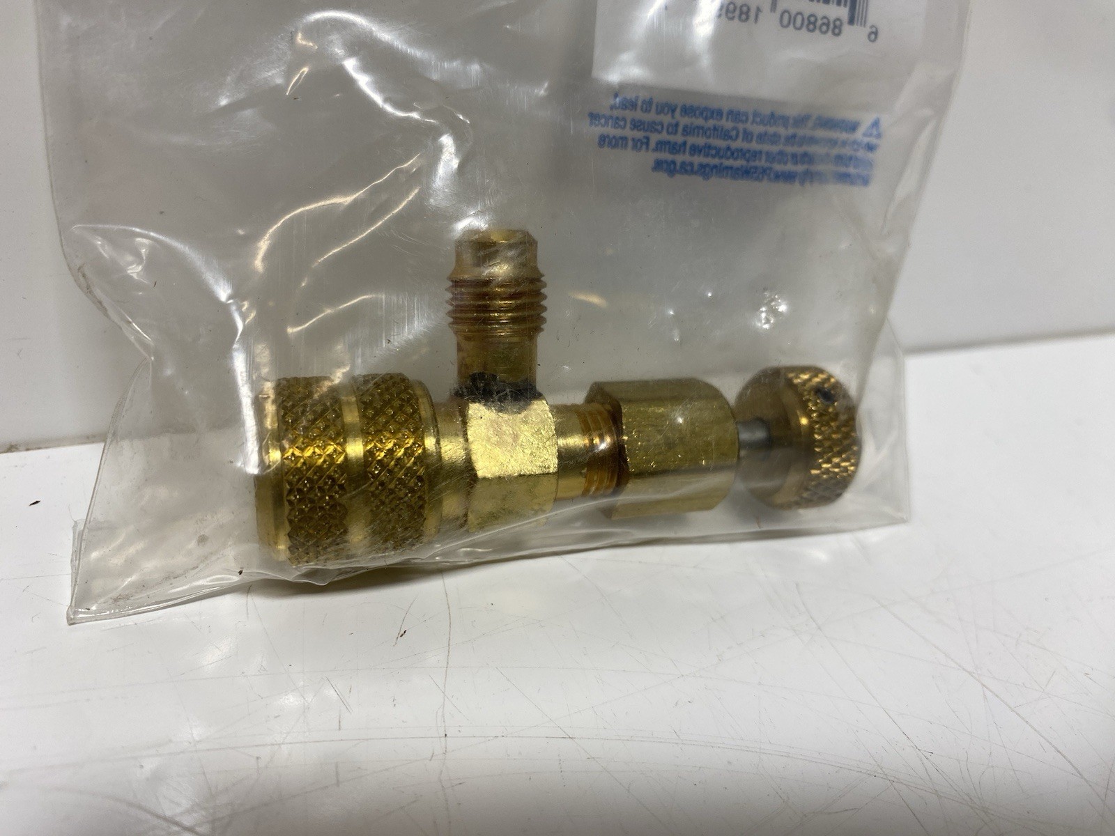 Yellow Jacket 18993 Core Depressor Valve 1/4" MFL x 1/4" FFL