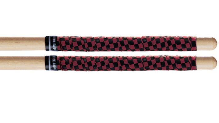 Promark Stick Rapp -Wraps 4 Drum Sticks Checker Red/Black