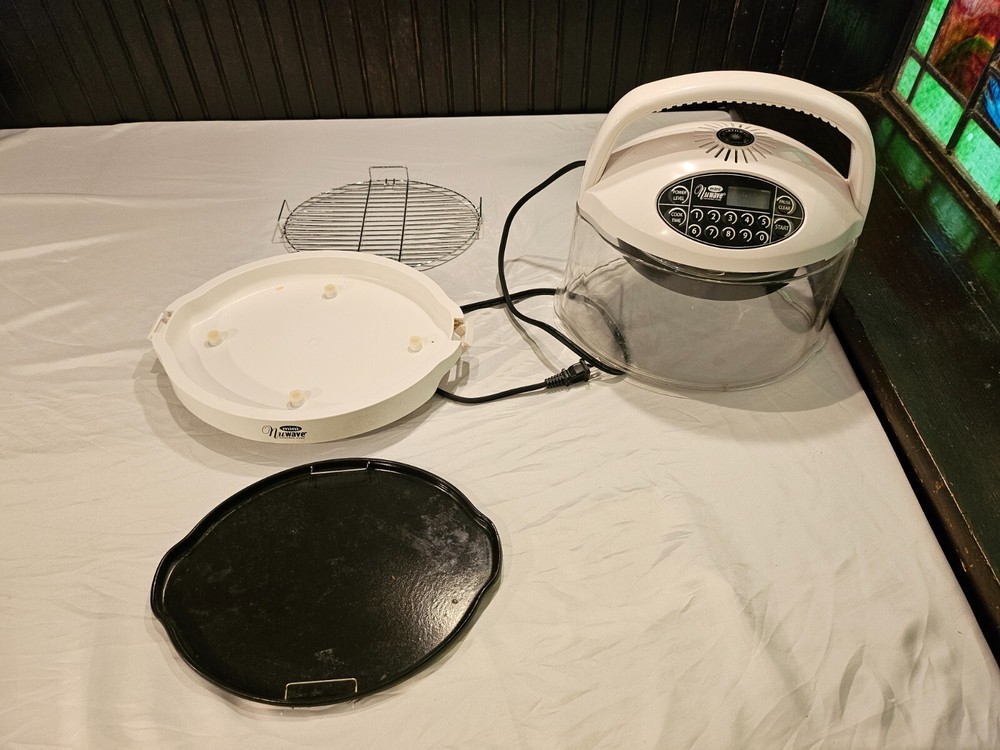 NUWAVE MINI INFRARED OVEN Model 20101 WHITE Digital PROGRAMMABLE Hearthware Home