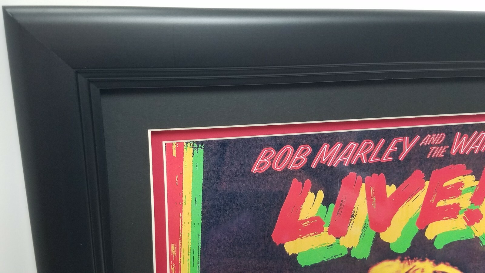 Bob Marley laser cut limited edition color vinyl framed record display #2