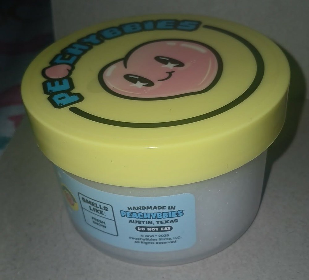 Peachybbies Melted Snowman Icee Slime - New