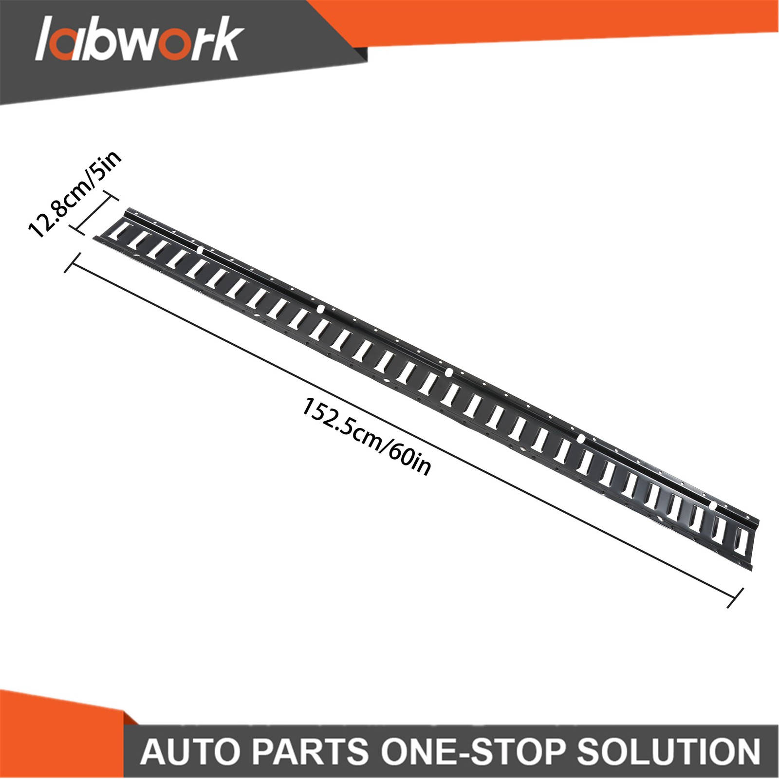 Labwork E Track Tie Down Rail Kit 6×5' E Track Rails for Garages Vans Trailers