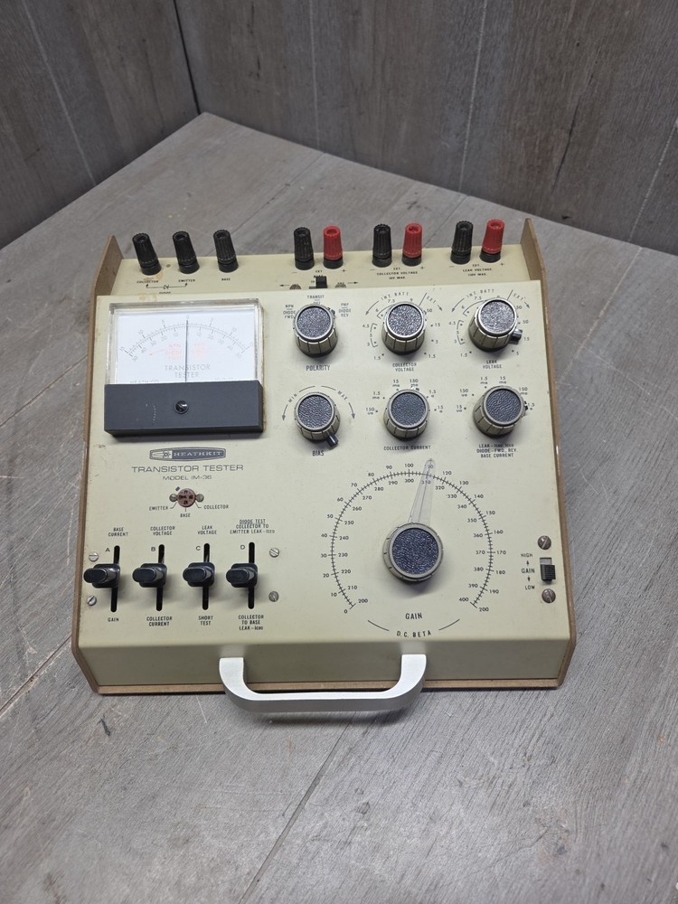 HEATHKIT TRANSISTOR TESTER IM-36 (Working)