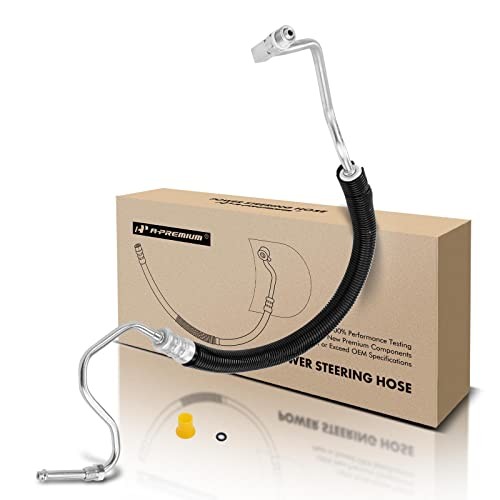 Power Steering Pressure Hose Line Assembly Compatible with Ford E-350 Super