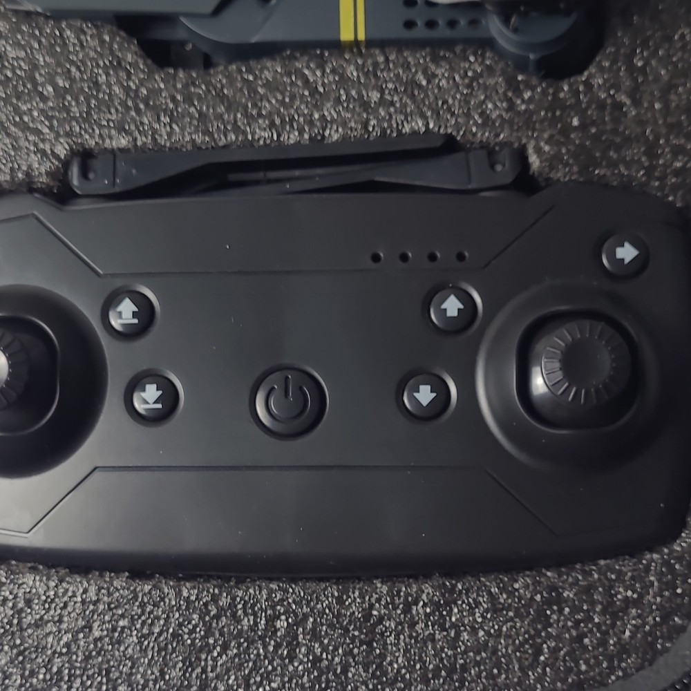 Foldable Quadcopter Drone with Camera, Toy Grade, Dark Gray/Black