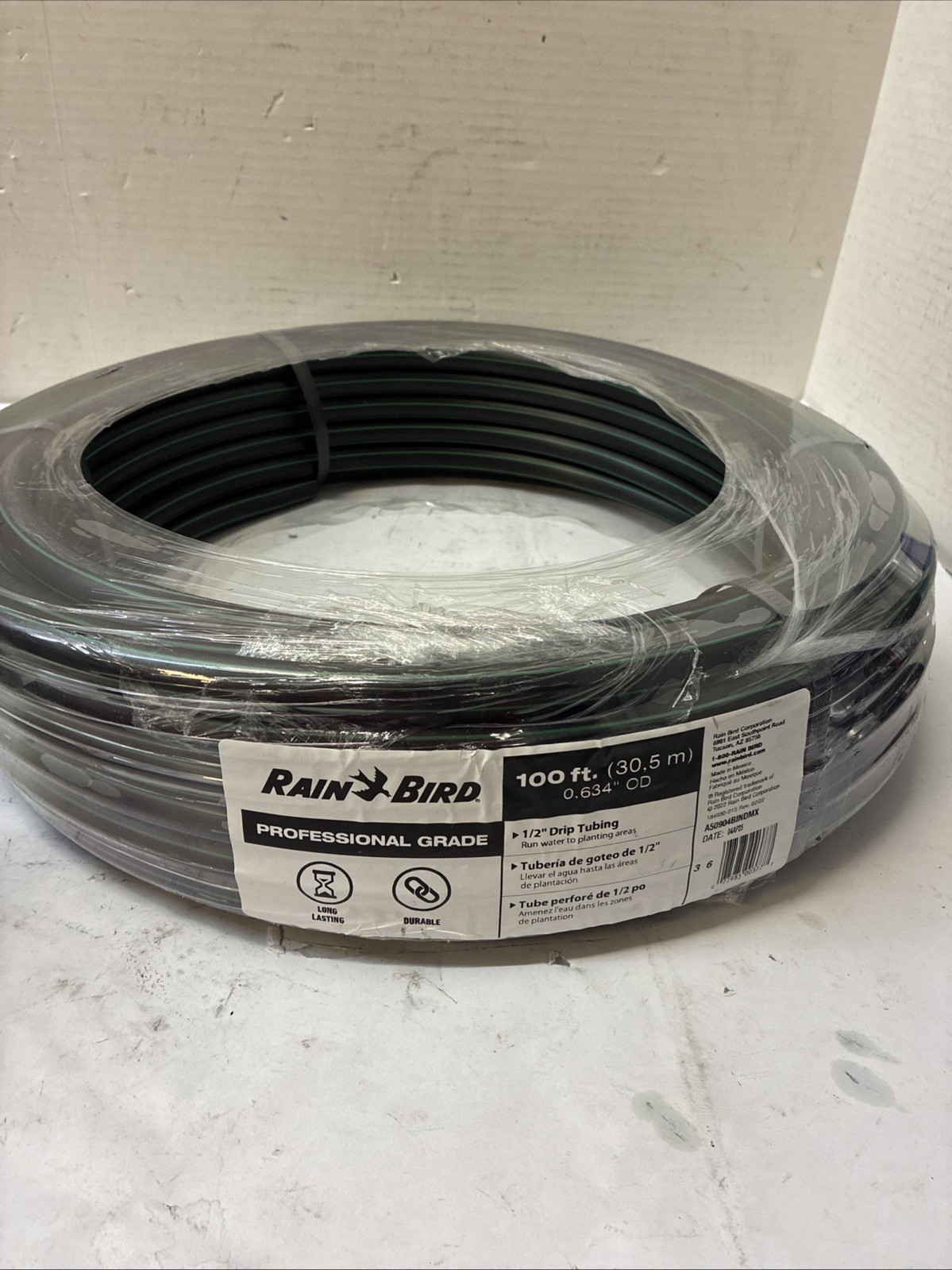 Rain Bird 0.5 in. x 100 ft. Distribution Tubing for Drip Irrigation