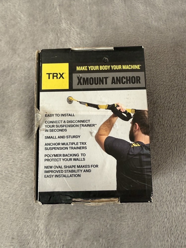 TRX XMount Anchor Wall and Ceiling Anchor with Hardware X Mount Gray