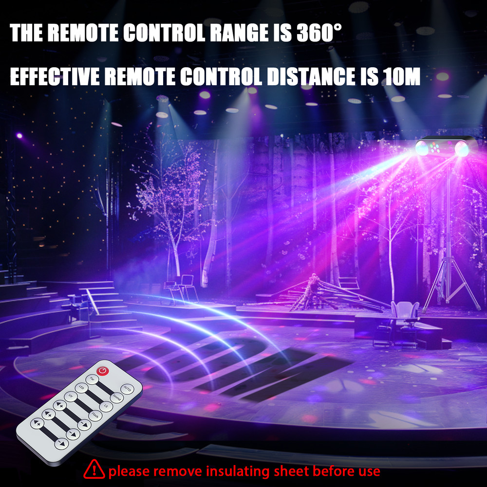 Multi Function Lighting Stand System with LED Laser Strobe UV for Bar Party