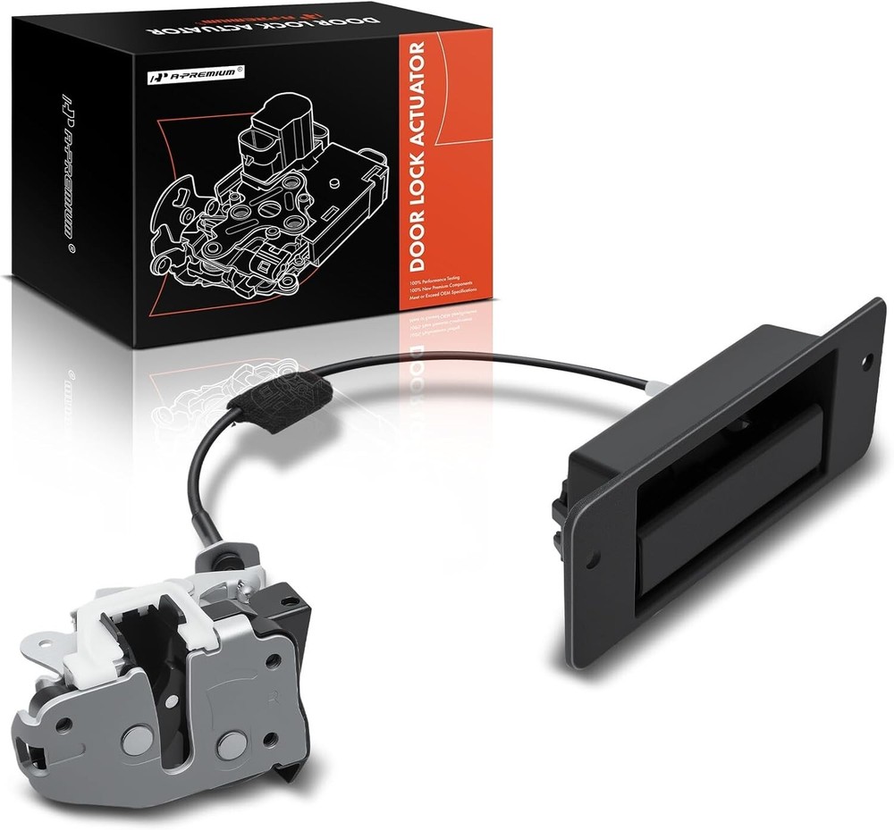 Rear Cargo Door Latch with Handle Compatible with Ford E-150 E-250 E-350