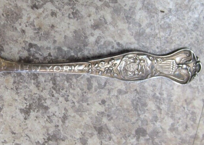 ONEIDA Community A1 X SILVERPLATE state spoon: NEW YORK
