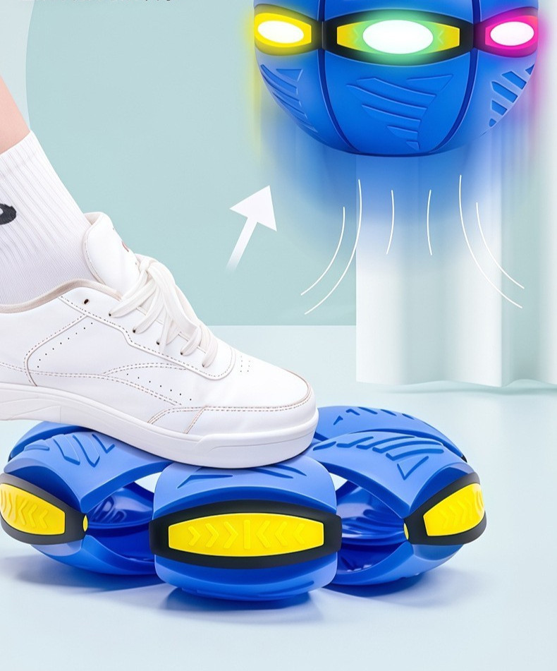 Magic Bouncing Ball, Freely Switchable Magic Meta Ball Toy with Lights