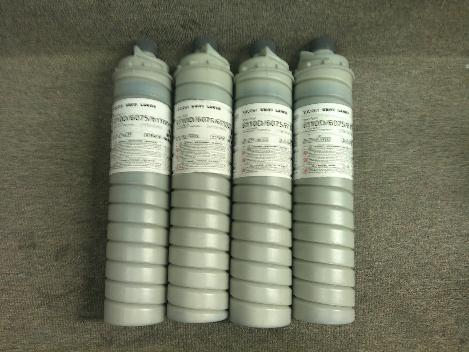 841332 New Genuine Ricoh 4pk Black Toners for the Type 6110D 6075 series