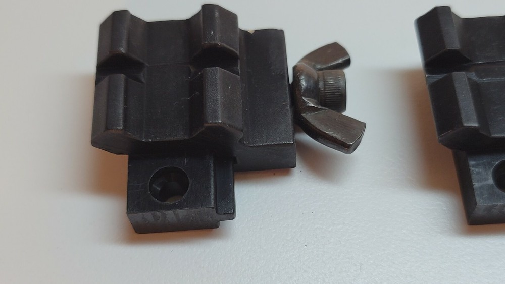 Quic-kee Flat Barrel 7/8" Hole Pattern Muzzleloader Quick Release Scope Bases