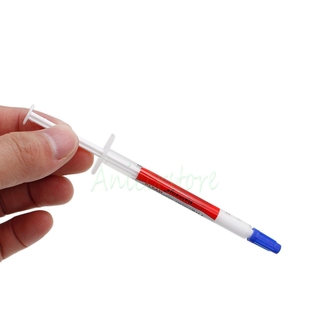 100pcs 1g White CPU GPU LED Thermal Grease PC Cooler Silicone Compound Paste