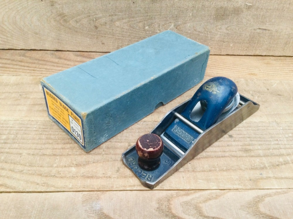 Vintage Record Block Plane