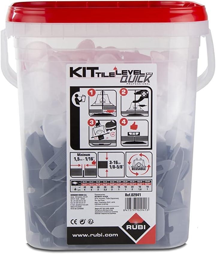 Rubi Tools QUICK Tile Level Kit- 02941