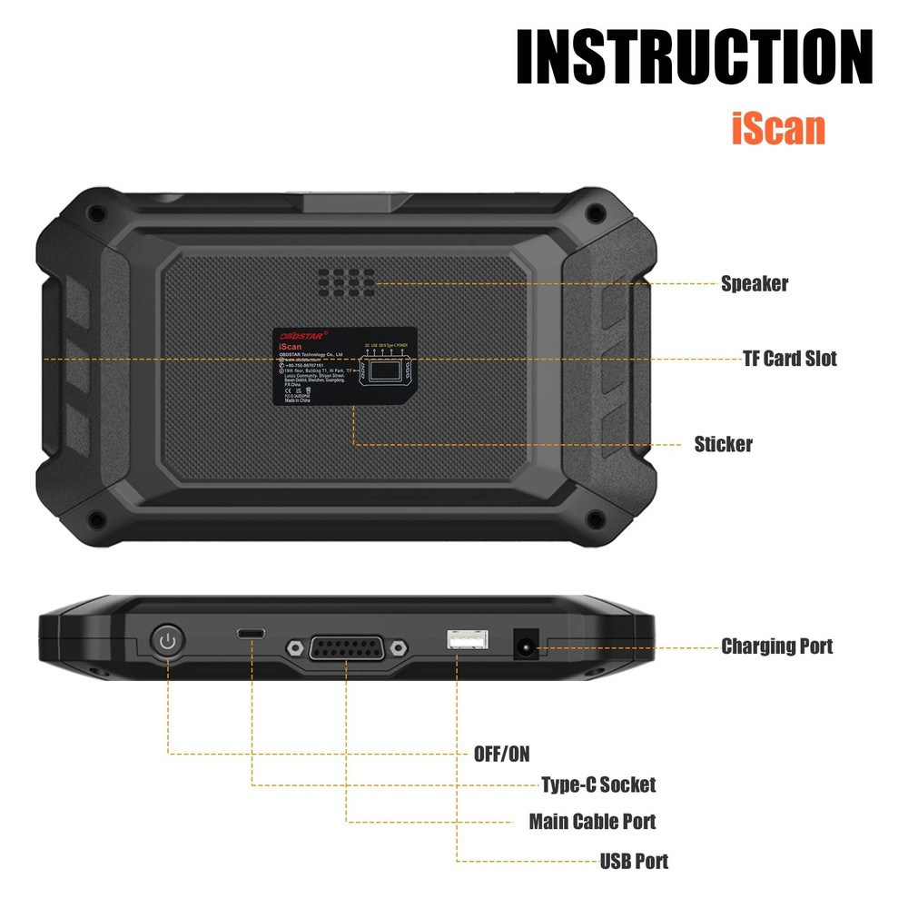OBDSTAR ISCAN for MV AGUSTA Motorcycle Scanner Diagnostic Tool Auto Code Reader