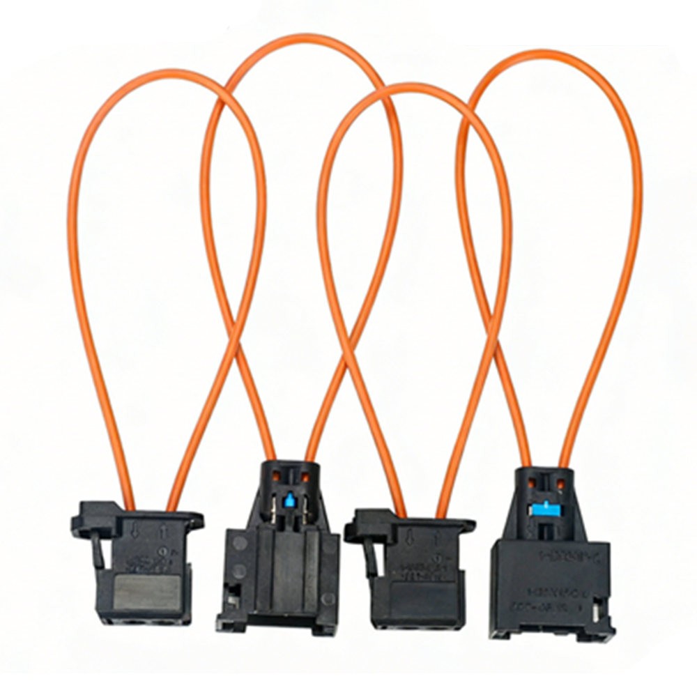 2 Sets MOST Fiber Optic Loop Bypass Adapter Male Female For Mercedes BMW