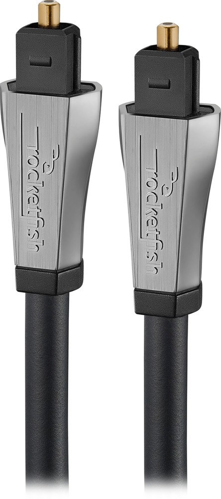 Rocketfish- 8' Toslink Optical Audio Cable - Black