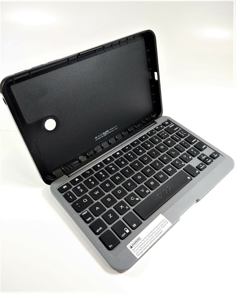 Zagg Folio Ellipsis 8 Bluetooth Keyboard Backlit Keys Stand Case Verizon