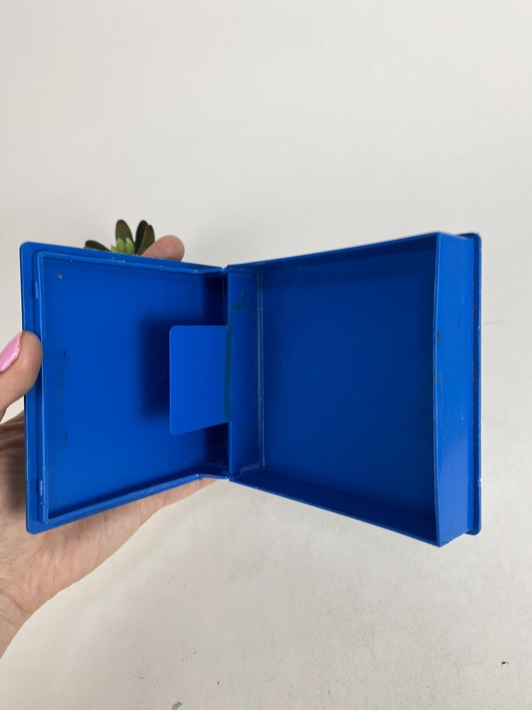 Apple Computer Micro/5 3.5" Disk Diskette ComPak Case Blue Plastic