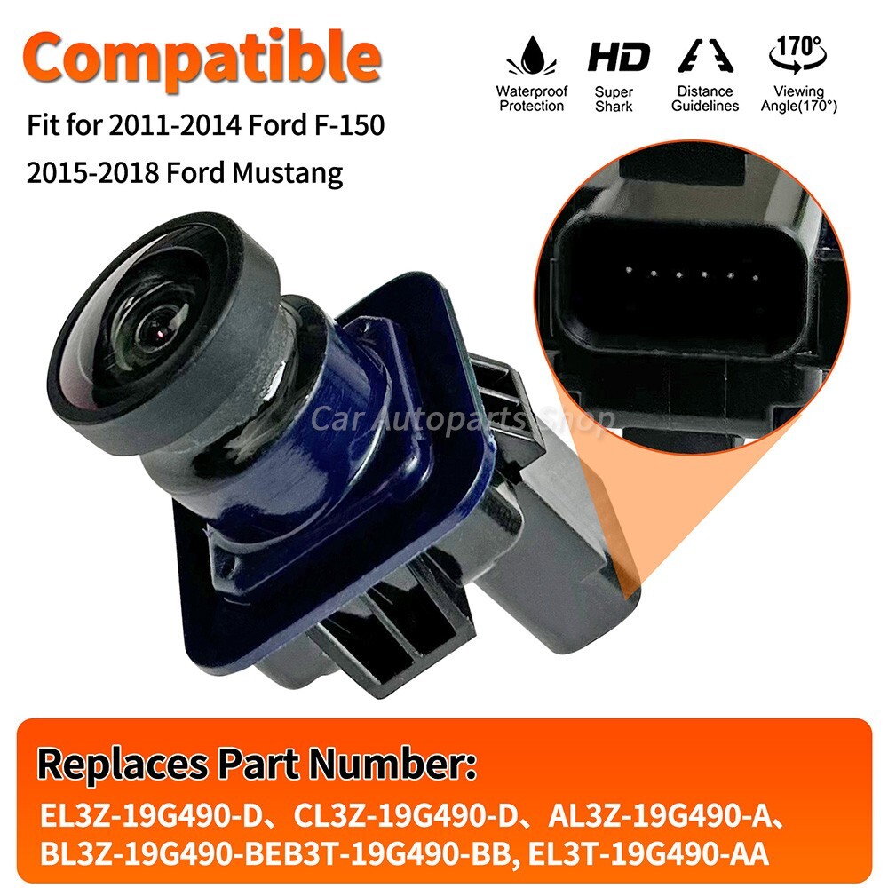 BL3Z-19G490-B Fit For 2012 2013 2014 Ford F-150 Rear View Backup Parking Camera