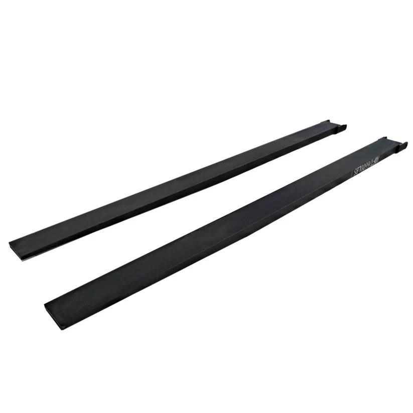 10FT Industrial Forklift Fork Extensions Black | All-Welded Steel | 6,600 lb