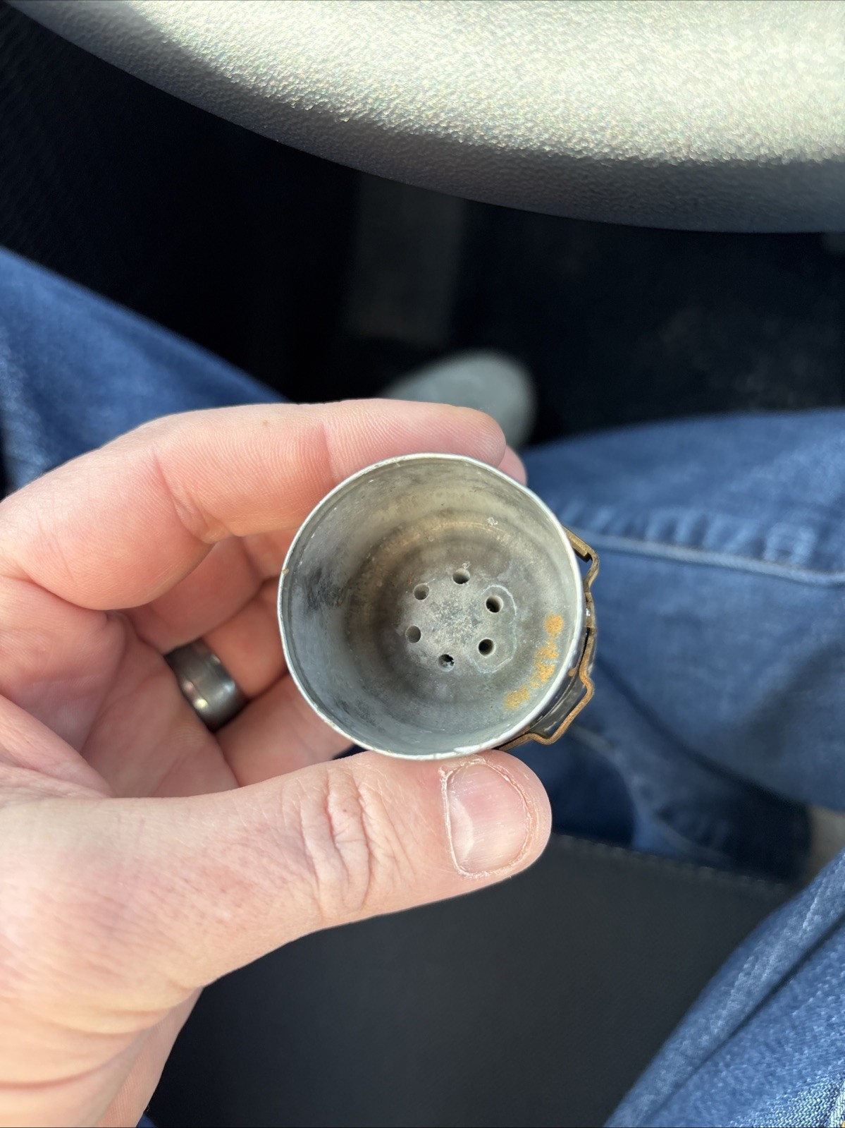 Vintage 40MM Navy Empty Spent Shell Trench Art Ash Tray/Paperweight Cartridge