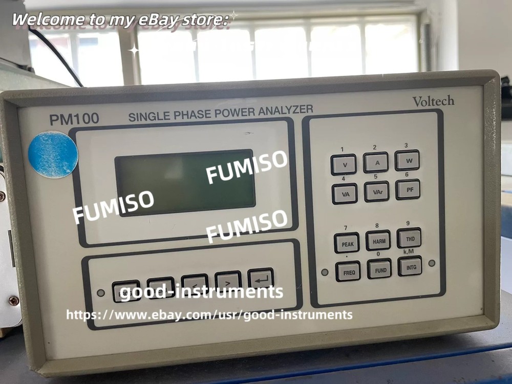 1PCS Voltech PM100 Single Phase Power Analyzer used*go