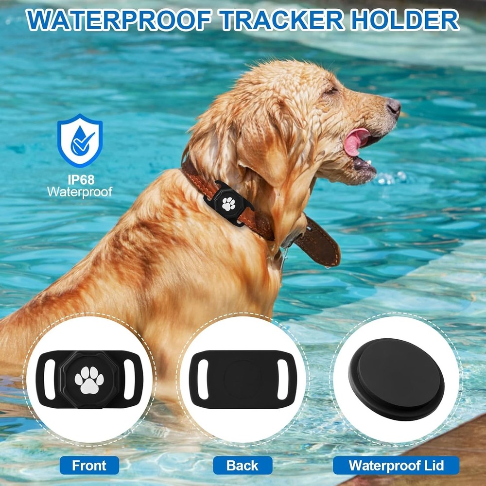 Smart Pet Tracker Device - Sleek Waterproof Design, No Subscription Fee, Android