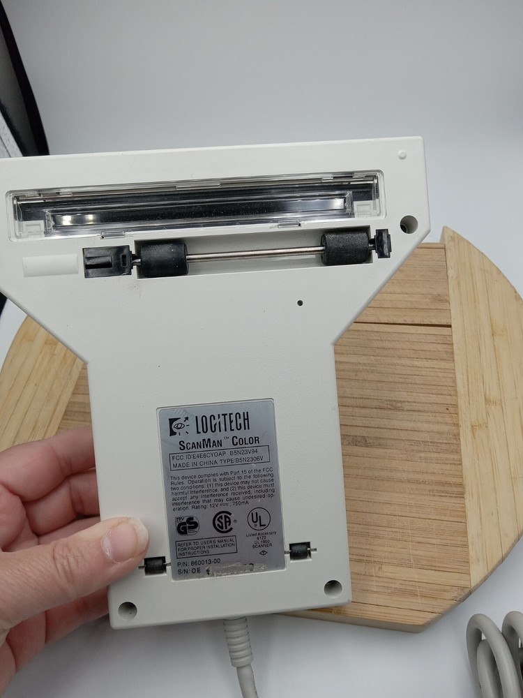 VTG Logitech Scan Man Color Scanner Untested.