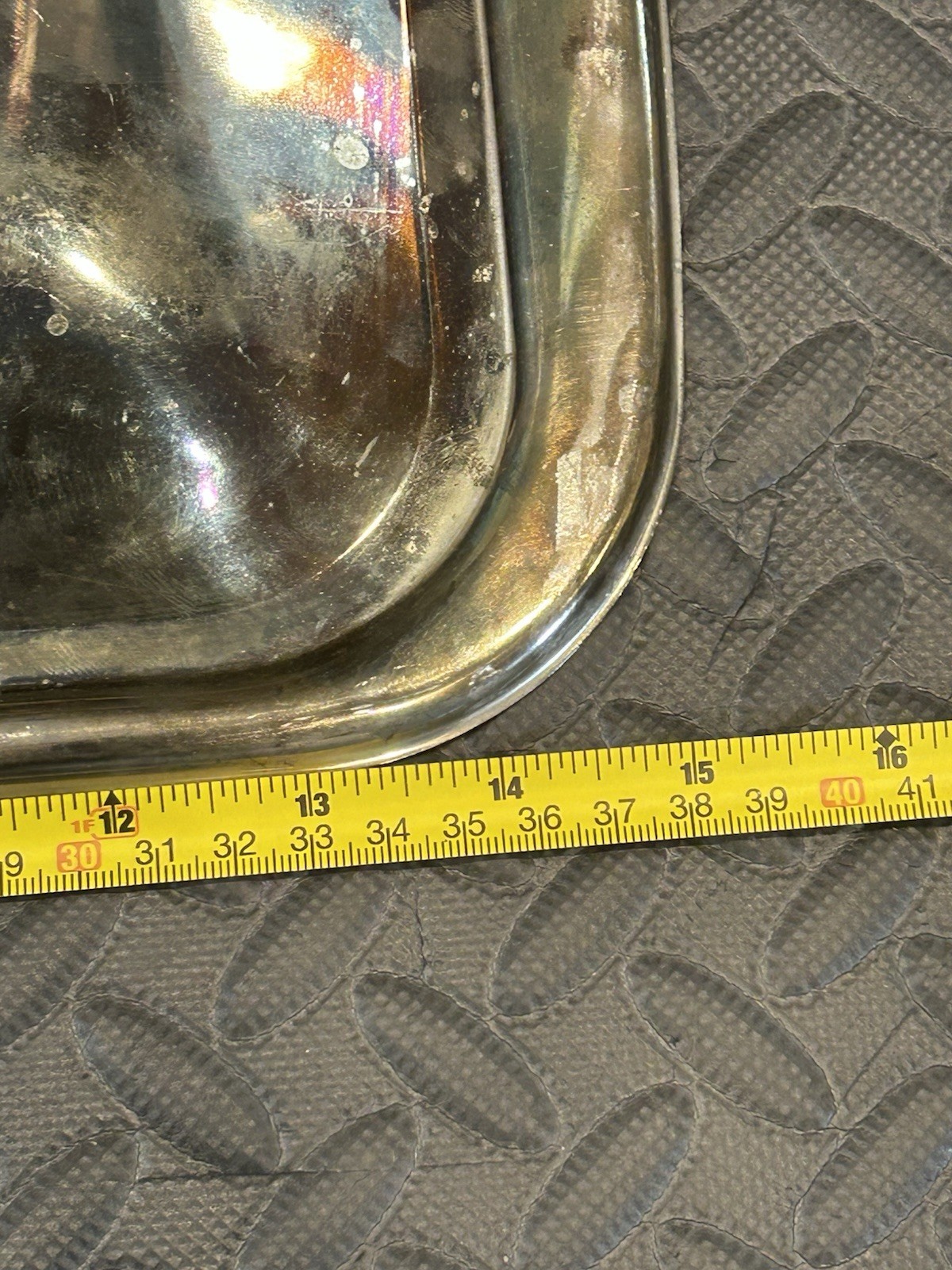 Godinger Silver Serving Tray Cover Grape Design ( I Think)