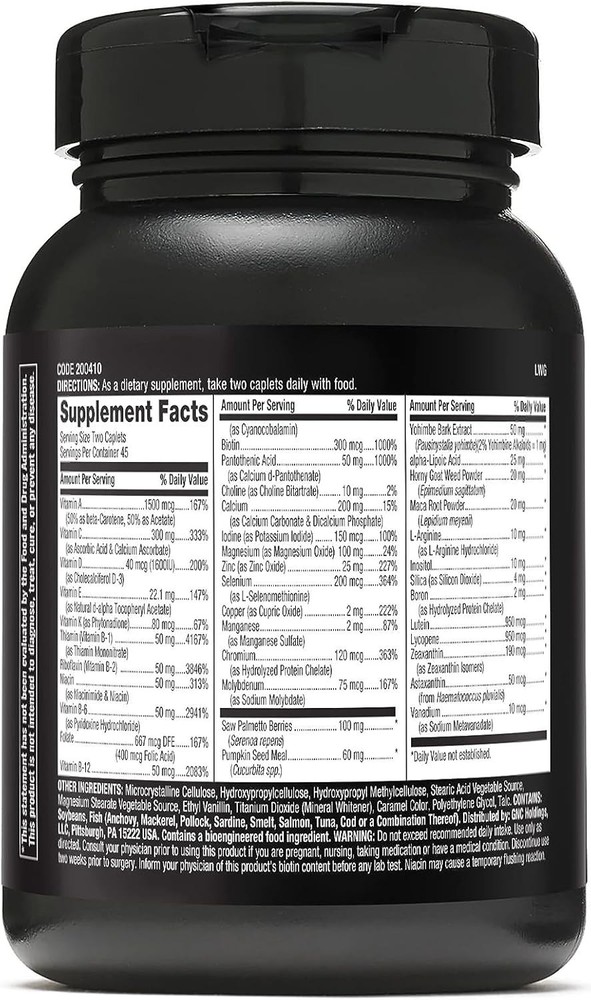 GNC Mega Men Prostate and Virility Support 90 caplets