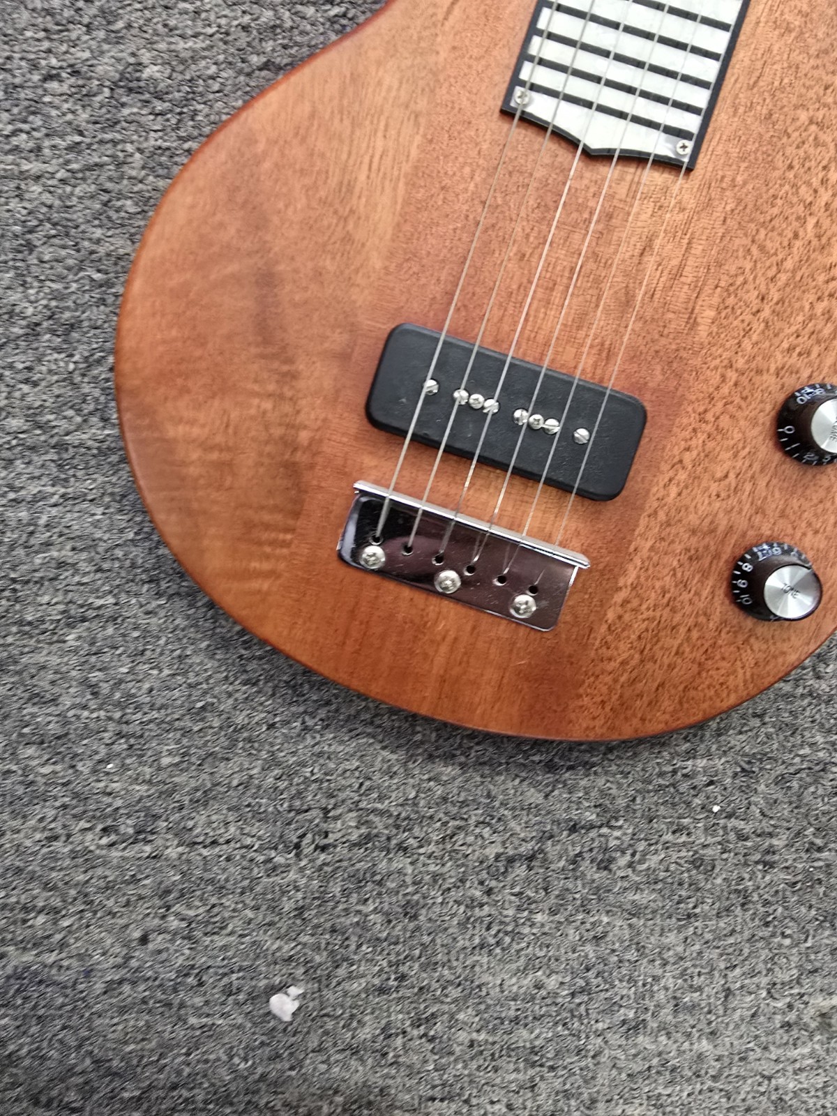 Recording King RG31NA Lap Steel Guitar P90 Pickup Nat Satin Mahogany Lapsteel