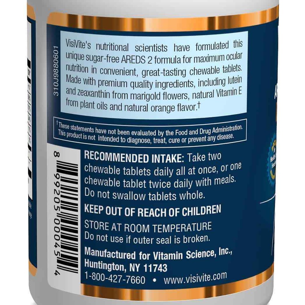 VisiVite Sugar*Free AREDS 2 Chewable Tablets