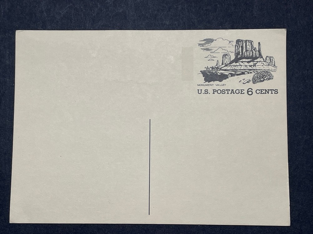 US #UX62; Post Card; Mint; Monument Valley