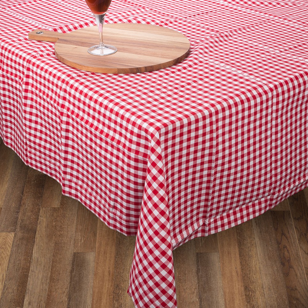 Rans Gingham Tablecloth Medium Red 150x230cm